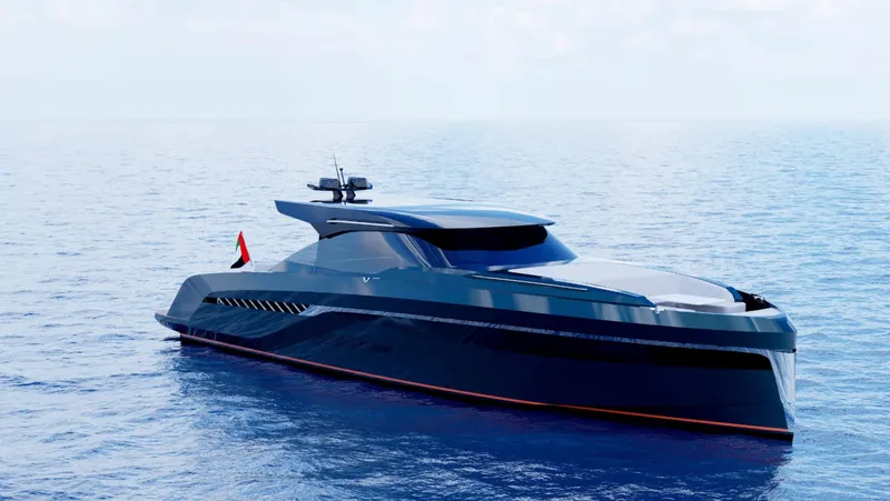  Yacht Photos Pics Luxurious 2026 Bekkers Yachts CARIB 64HT cruising on open sea.