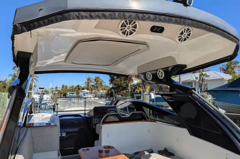 Mbvip Yacht Photos Pics 2023 NX Boats 340 Sport Coupe interior with modern design and advanced features.