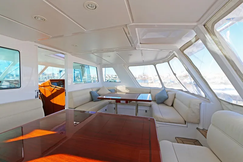 Hide N Sea Yacht Photos Pics Enclosed cockpit