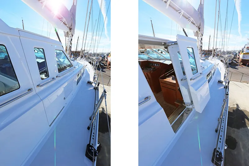 Hide N Sea Yacht Photos Pics Doors to wheelhouse