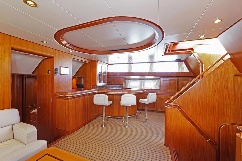 Hide N Sea Yacht Photos Pics Saloon portside