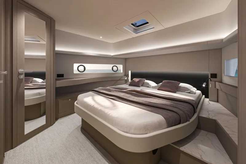  Yacht Photos Pics Luxurious cabin of the Beneteau Gran Turismo 50, year 2026.