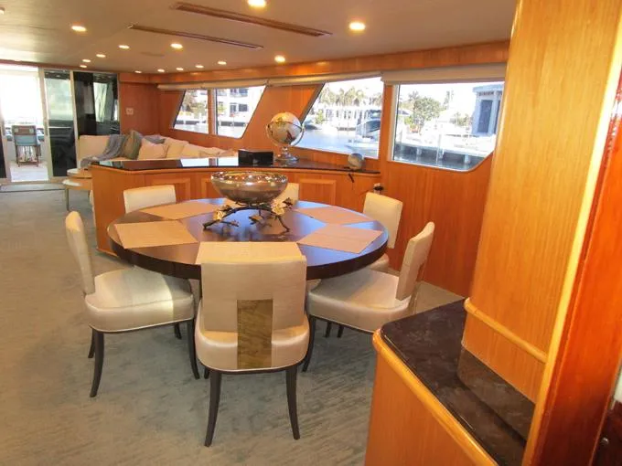 Shepsl X Yacht Photos Pics Dining Salon