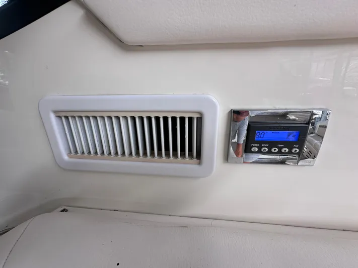  Yacht Photos Pics Air vent and control panel on 2013 Sea Ray 410 Sundancer yacht interior.