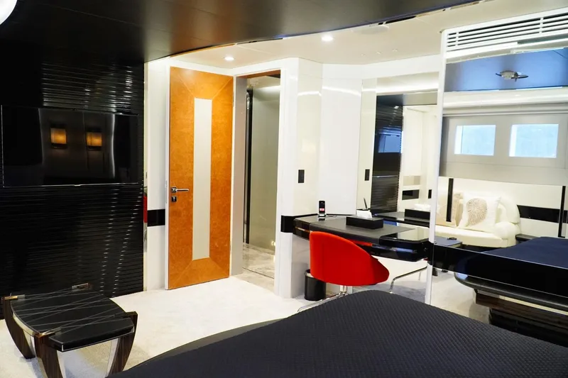 Euphoria II Yacht Photos Pics Luxurious interior of 2016 Mayra Yachts 50m, featuring modern design and elegant furnishings.