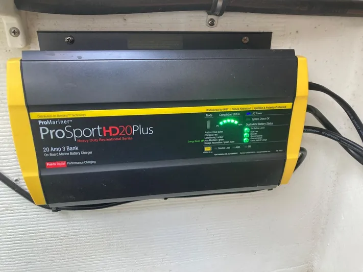 Susan Dee Yacht Photos Pics ProMariner ProSportHD20Plus marine battery charger on a 2007 Jarrett Bay Walkaround.