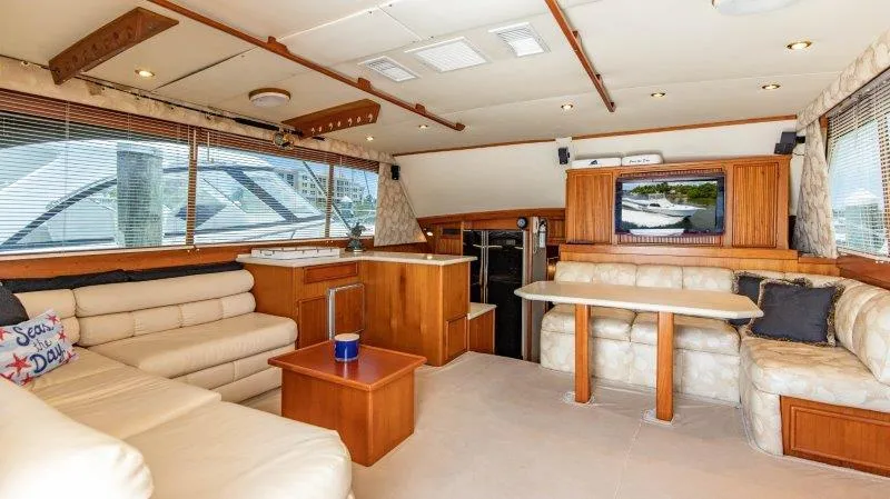 Seas The Day Yacht Photos Pics Post 50 - SEAS THE DAY - Salon View Looking Forward