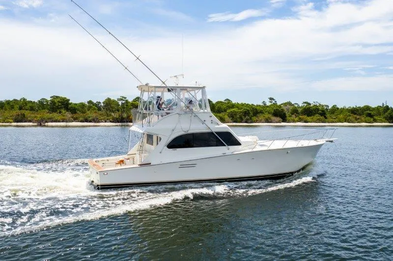 Seas The Day Yacht Photos Pics Post 50 - SEAS THE DAY - Starboard Profile On The Water