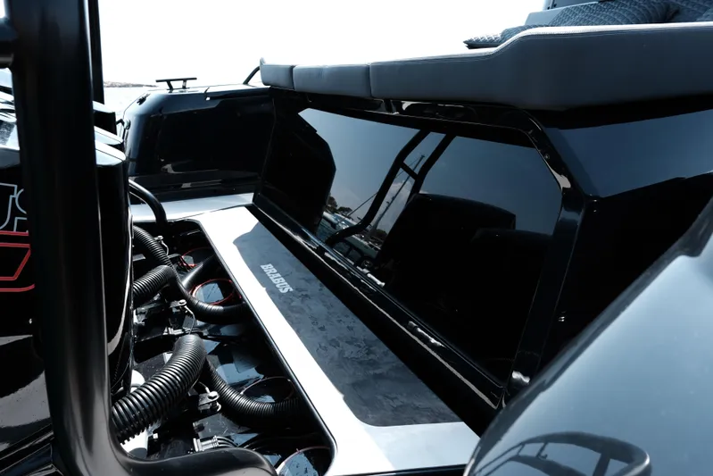 Ex Felgenhauer Yacht Photos Pics 2023 BRABUS Shadow 1200 Cross Cabin, sleek design with modern detailing.