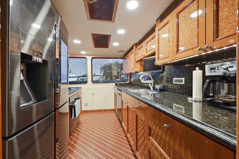 Footloose Yacht Photos Pics Cheoy Lee 95 FOOTLOOSE - Galley