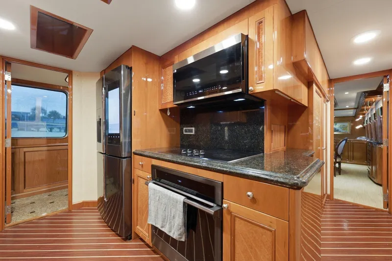 Footloose Yacht Photos Pics Cheoy Lee 95 FOOTLOOSE - Galley