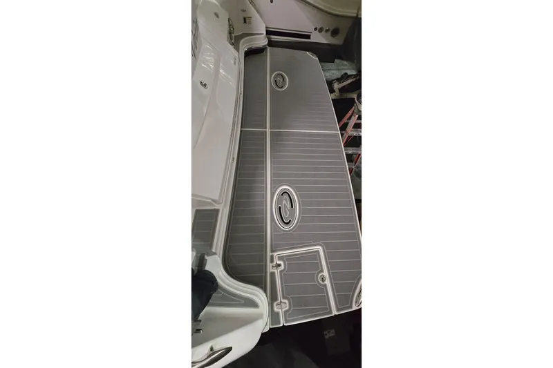 Your So Vein Yacht Photos Pics 2024 Regal 42 Fly yacht deck with sleek, modern design and detailing.