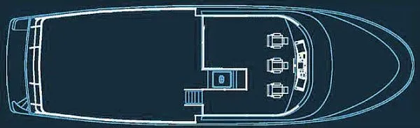 Evening Star Yacht Photos Pics Upper Deck layout