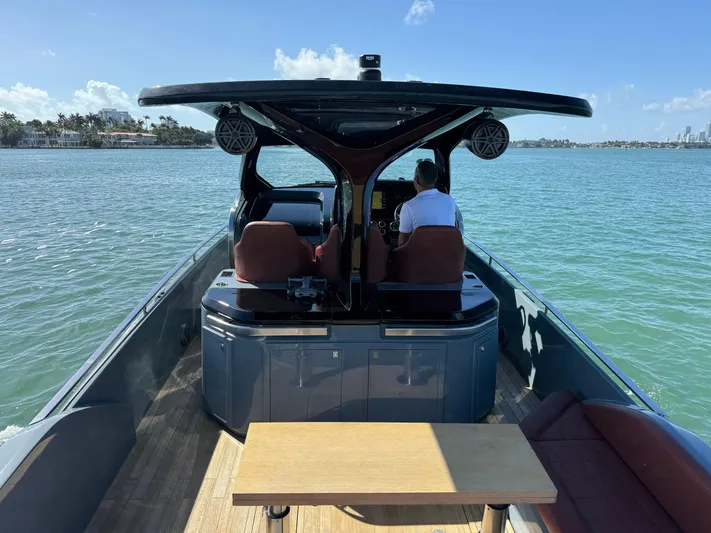 B-offline Yacht Photos Pics 2019 SACS Rebel 40 yacht cruising on calm waters under a clear blue sky.