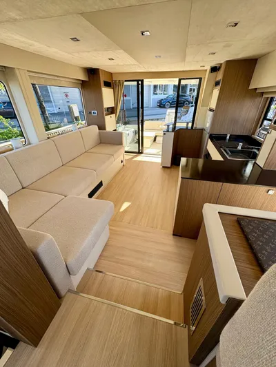  Yacht Photos Pics Interior of 2016 Cranchi Eco Trawler 53 Long Distance, featuring modern design and spacious layout.