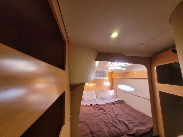 Knotty Nature Yacht Photos Pics Cozy cabin interior of 2011 Fountaine Pajot Lipari 41 catamaran.
