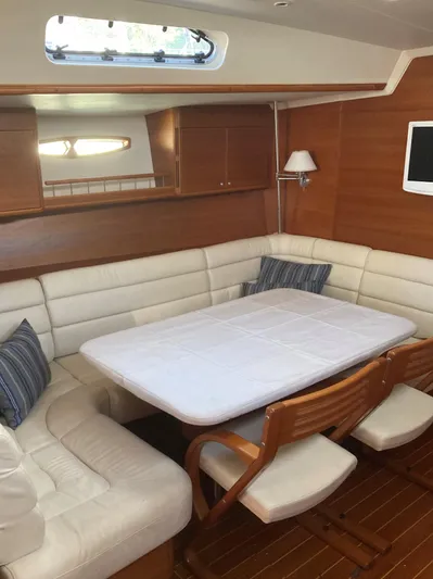 Rye Yacht Photos Pics Salon Table, Covered