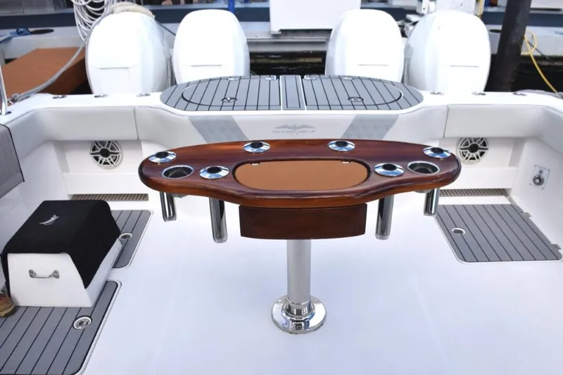 Toro Yacht Photos Pics Bluewater rocket launcher with drawer and rigging tray