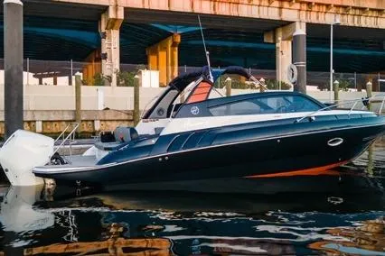  Yacht Photos Pics 2024 Hanover 305 Sport Edition boat docked in marina, sleek design, modern features.