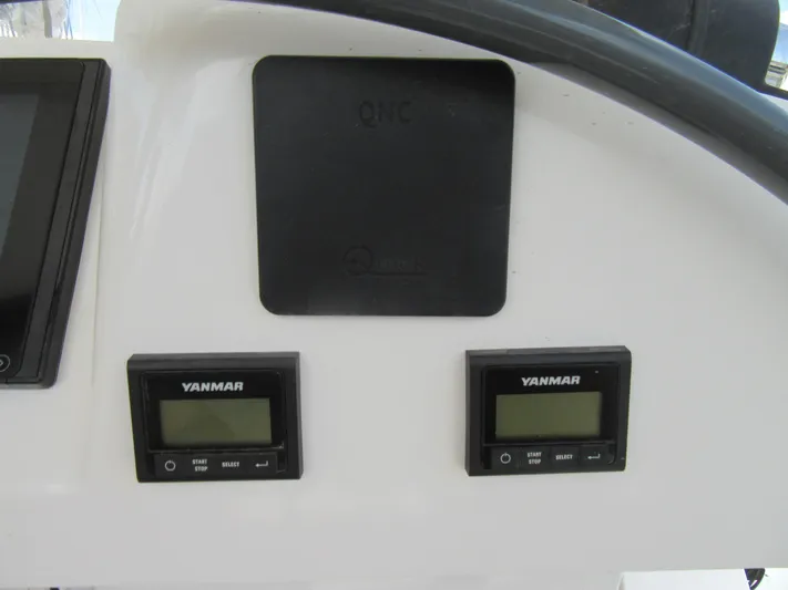 Heby Yacht Photos Pics Yanmar control panels on 2023 Catana OC 50 yacht dashboard.