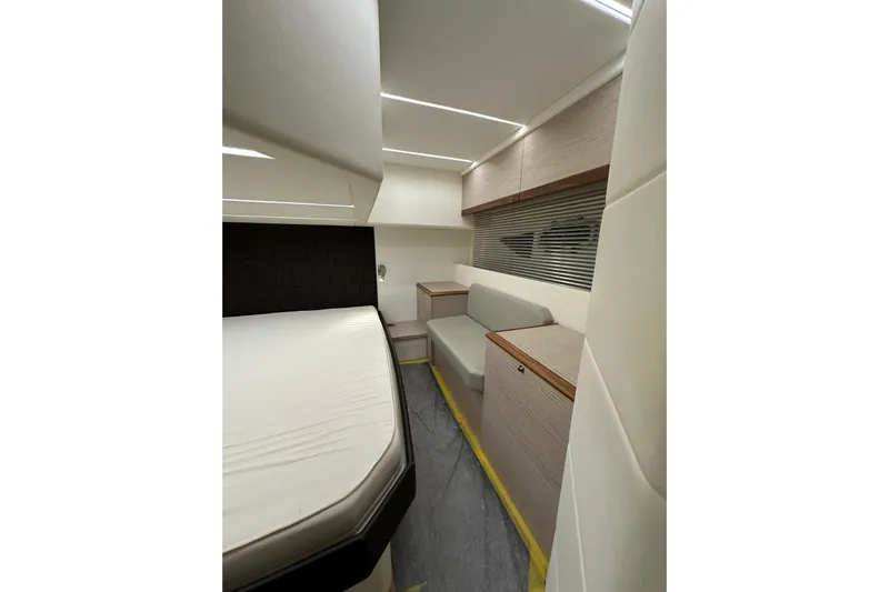  Yacht Photos Pics Interior of 2017 Rio Yachts Sport Coupe 44, featuring modern design and comfortable seating.