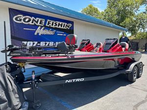 2025 Nitro Z19 Pro fishing boat at Gone Fishin' Marine dealership.
