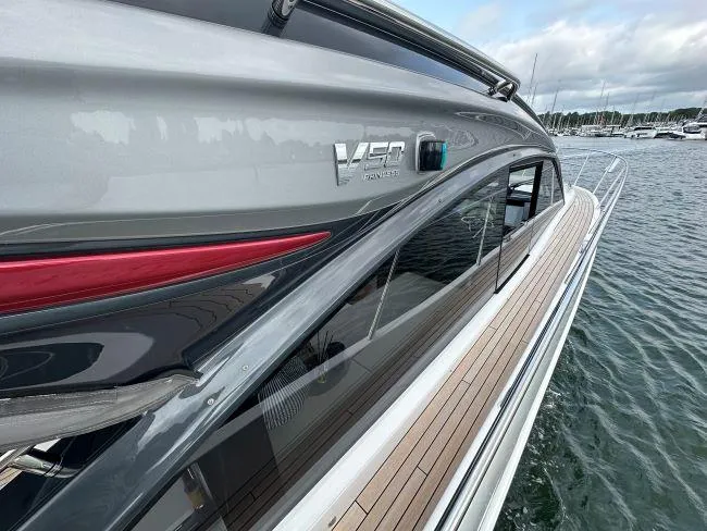  Yacht Photos Pics Princess V50 - 3 Cabin Layout - Side deck