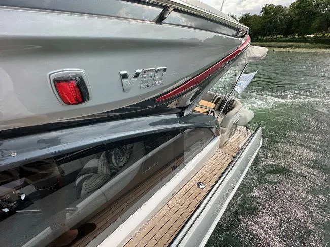  Yacht Photos Pics Princess V50 - 3 Cabin Layout - Side deck