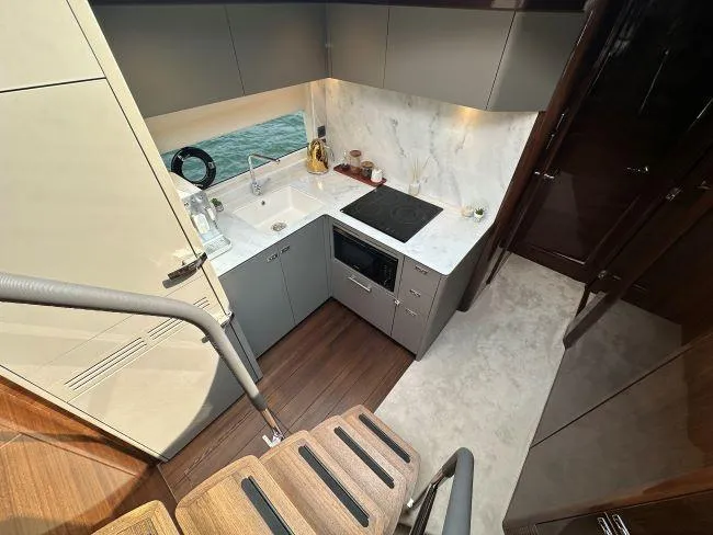  Yacht Photos Pics Princess V50 - 3 Cabin Layout - Galley