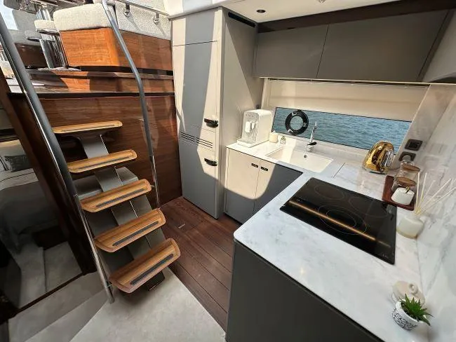  Yacht Photos Pics Princess V50 - 3 Cabin Layout - Galley