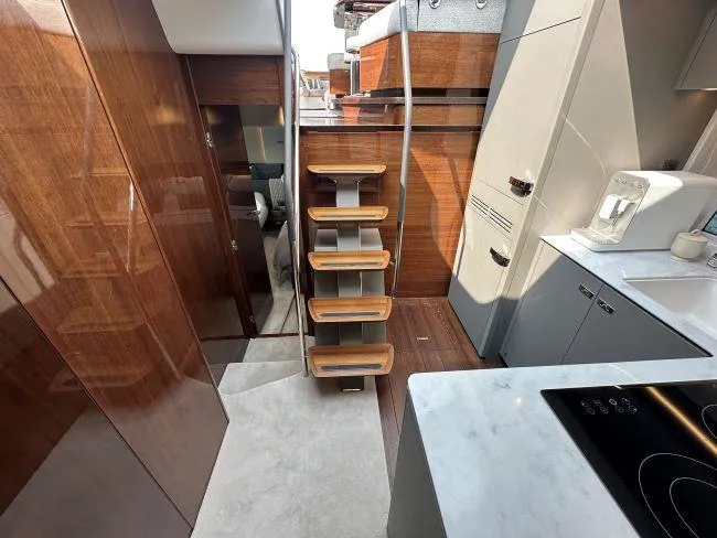  Yacht Photos Pics Princess V50 - 3 Cabin Layout - Galley