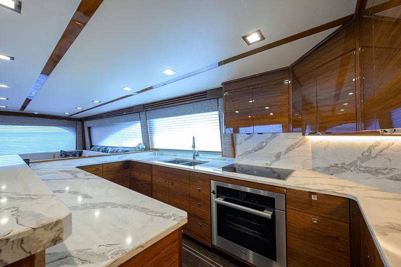 A Salt Weapon Yacht Photos Pics Viking 80 A SALT WEAPON - Galley