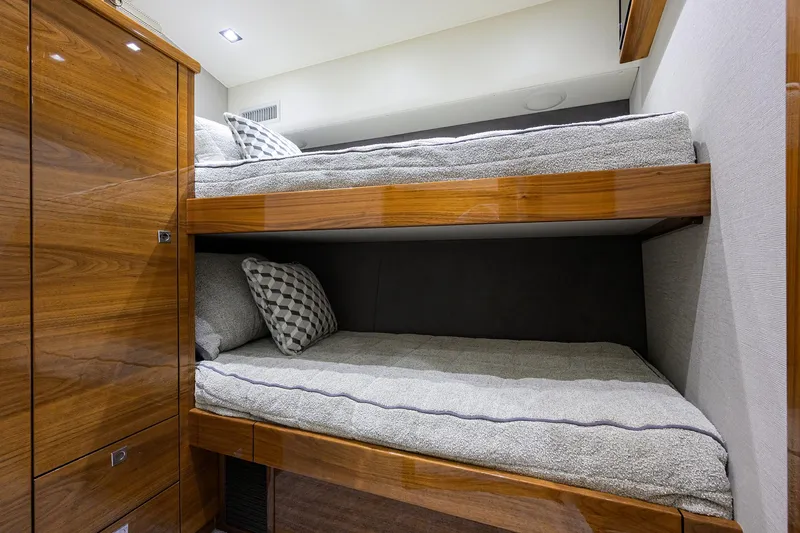 A Salt Weapon Yacht Photos Pics Viking 80 A SALT WEAPON - Crew Bunk Stateroom