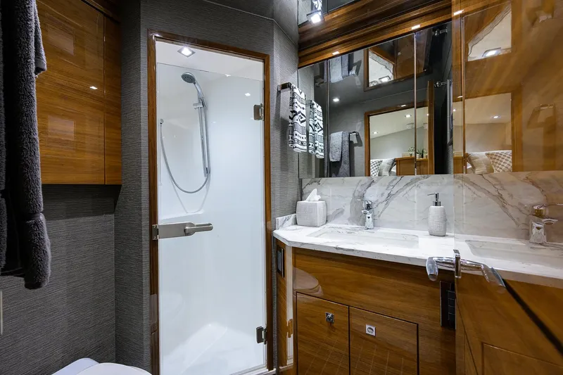 A Salt Weapon Yacht Photos Pics Viking 80 A SALT WEAPON - Crew Head