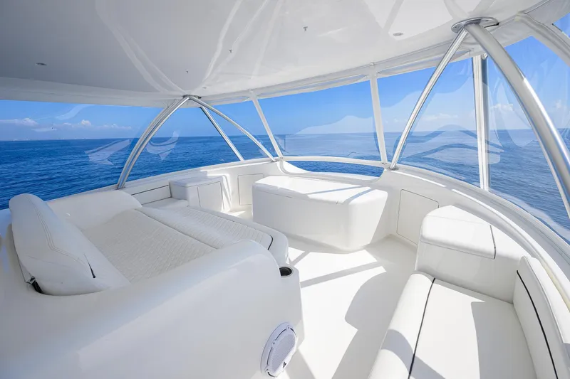 A Salt Weapon Yacht Photos Pics Viking 80 A SALT WEAPON - Flybridge Seating