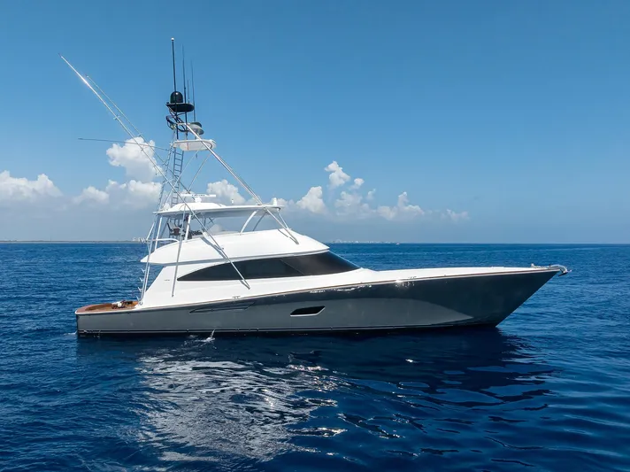 A Salt Weapon Yacht Photos Pics Viking 80 A SALT WEAPON - Starboard Profile