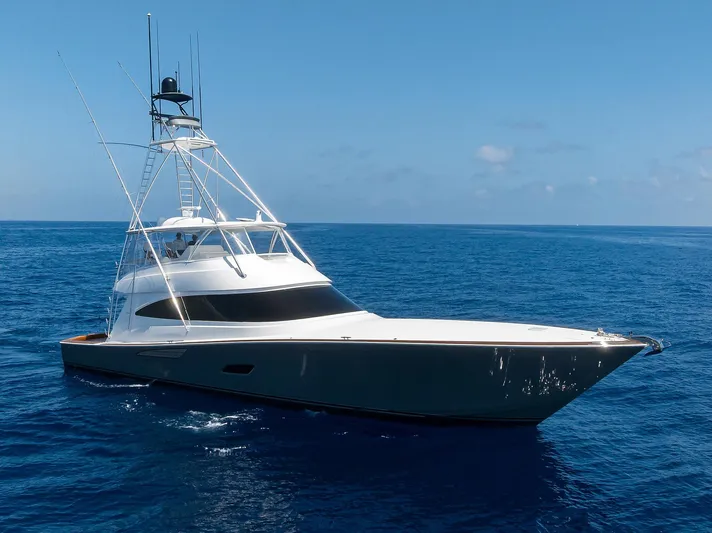 A Salt Weapon Yacht Photos Pics Viking 80 A SALT WEAPON - Starboard Profile