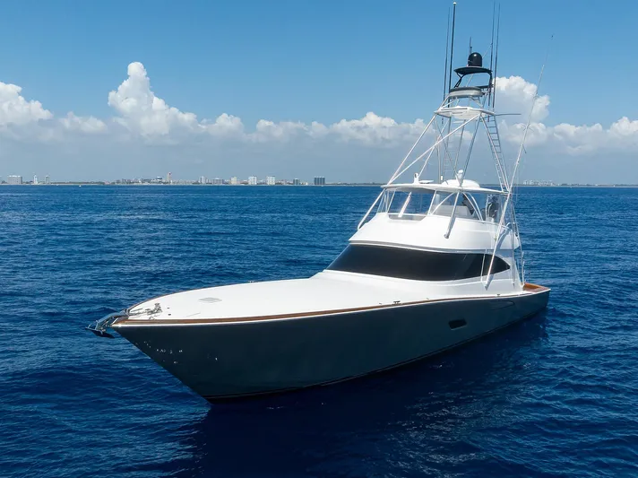 A Salt Weapon Yacht Photos Pics Viking 80 A SALT WEAPON - Port Bow Profile