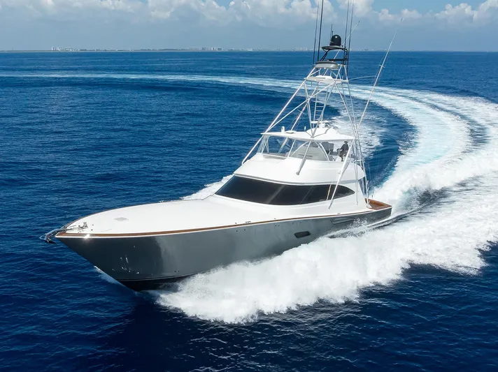 A Salt Weapon Yacht Photos Pics Viking 80 A SALT WEAPON - Running Shot