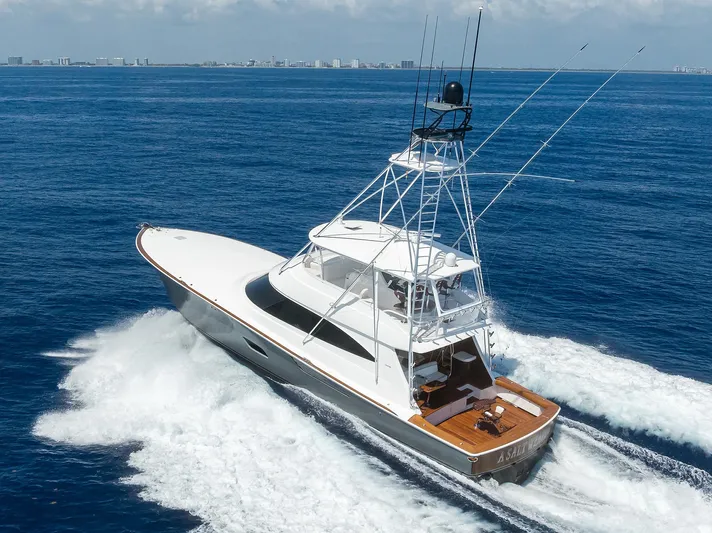 A Salt Weapon Yacht Photos Pics Viking 80 A SALT WEAPON - Running Shot