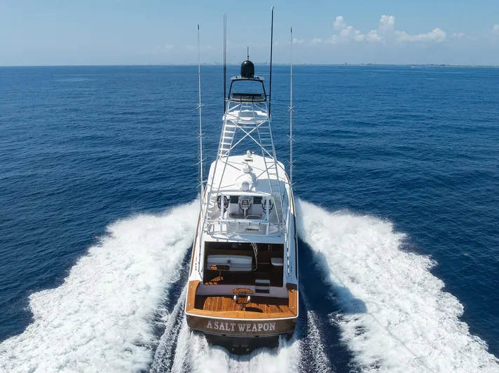 A Salt Weapon Yacht Photos Pics Viking 80 A SALT WEAPON - Running Shot