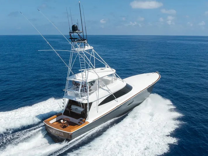 A Salt Weapon Yacht Photos Pics Viking 80 A SALT WEAPON - Running Shot