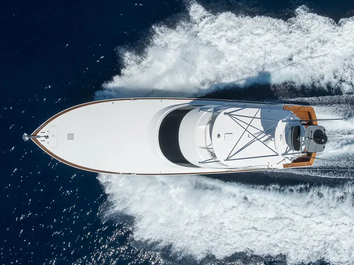 A Salt Weapon Yacht Photos Pics Viking 80 A SALT WEAPON - Aerial Running Shot