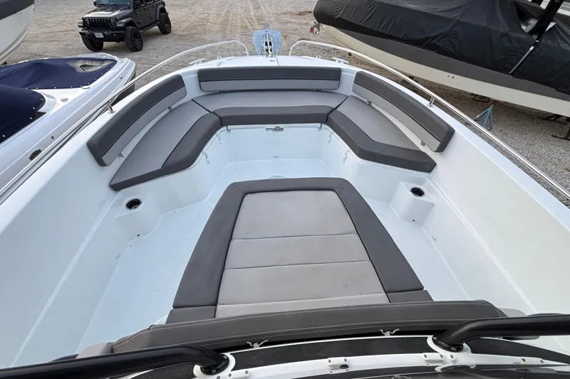  Yacht Photos Pics 2022 Jeanneau Leader 9.0 CC boat with spacious seating and modern design.