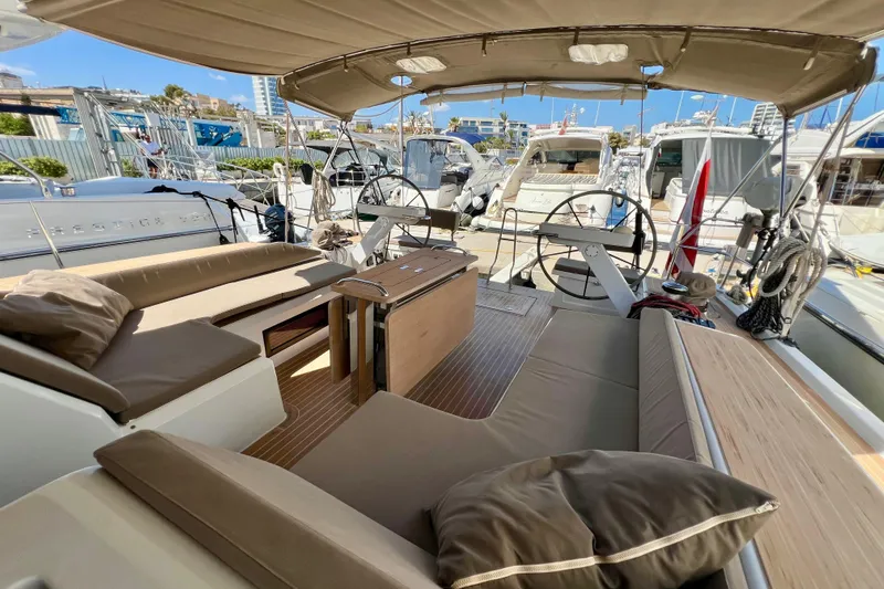 Gr Yacht Photos Pics Luxurious 2017 Grand Soleil 52LC yacht interior with spacious seating and elegant design.