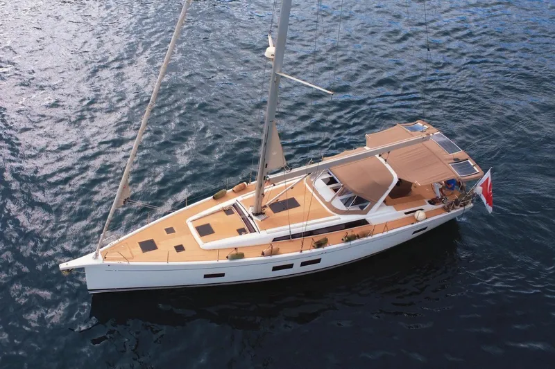 Gr Yacht Photos Pics Grand Soleil 52LC 2017 yacht sailing on calm blue waters.