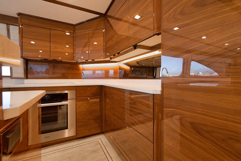 Baileys Ark Yacht Photos Pics Viking 80 Baileys Ark - Interior Galley