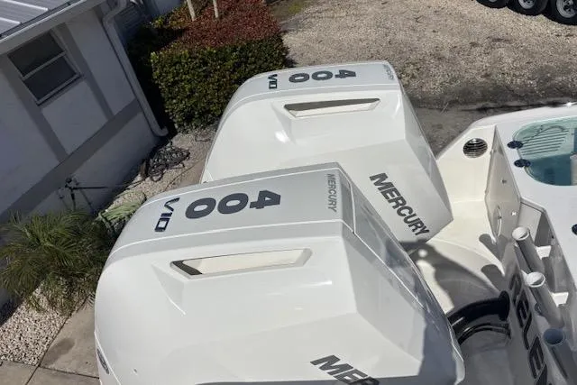  Yacht Photos Pics Twin Mercury 400 V10 engines on a 2008 Everglades 350LX boat.