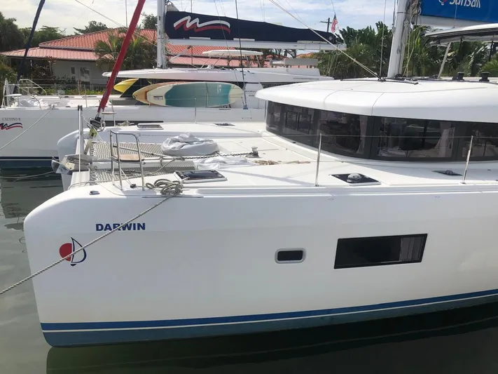 Darwin Yacht Photos Pics 2020 Lagoon 42 catamaran docked at marina.