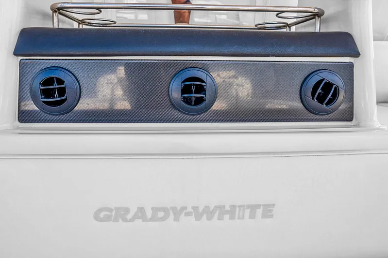  Yacht Photos Pics Grady-White Canyon 456 boat interior detail with air vents, 2025 model.